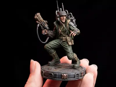 Colonial Vanguard - Sci-Fi Bug Hunter STL 3D print model