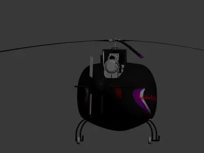 3D model of a helicopter 3D model by tung14726492