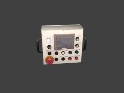 Old panel electric Low-poly 3D model by eletronicakgel