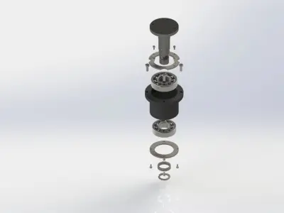 Welding Positioner Welding Rotator  For Manufacturing 3D model