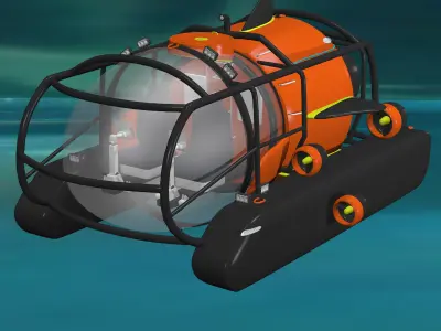 Mini Submarine 3D model