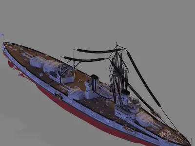 HMS Colossus 3D model