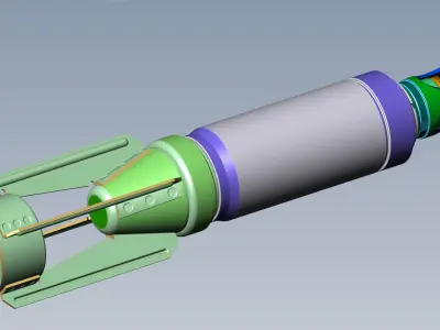 PTAB 2 5M Submunition for cluster avia bomb Moulage 3Dprintable  3D model