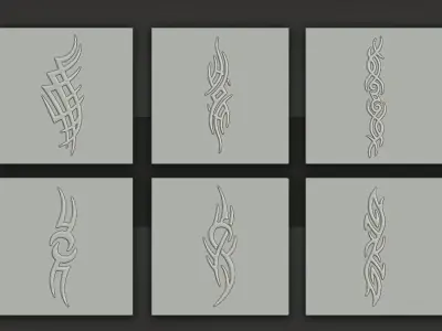 Stylized Dragon Alphas Texture