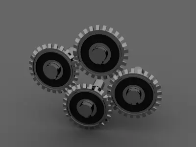 The Gears three 3D model