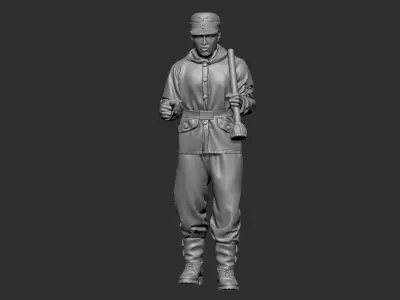German Tankman ww2  4 3D print model