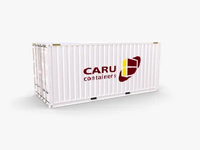 20ft Shipping Container Caru v1 3D model