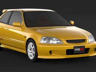 Honda Civic Type R 3D model purchase