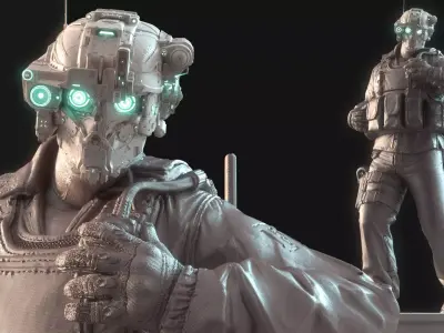 Mechanical Warrior 3D model