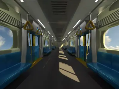 MRT Train 3D model
