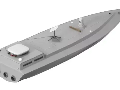 Pack set of High-Quality Hi-Poly Sea Drone 3D model