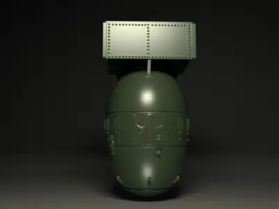Nuclear bomb for 3Dprint 3D print model
