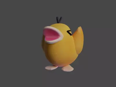 Bird Game Model 15 Low-poly 3D model