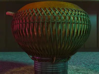 Central Asian Instruments  3D model