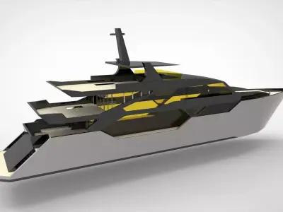 Super Yacht  3D model