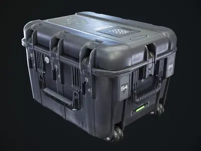Project 54 - Game Ready prop Low-poly 3D model