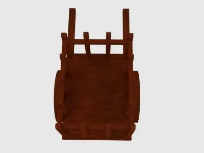 Leslie Cart Low-poly 3D model