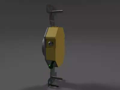 Device Yoke Low Poly 3D Model Low-poly 3D model