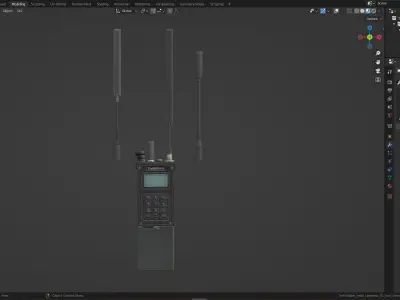 MILITARY Trellis Ware TW-950 TSM Radio Low-poly 3D model