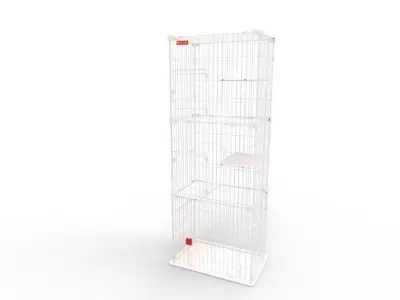 Iris Ohyama Woody Cat Cage 3D model