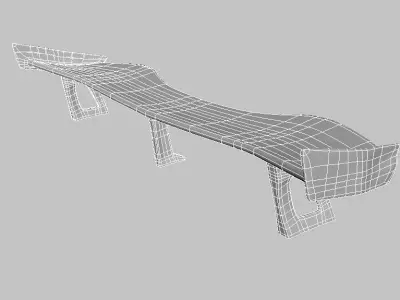 Spoiler bridge 3D model