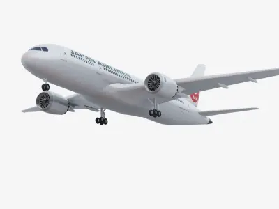 Boeing 787 Dreamliner Japan Low-poly 3D model