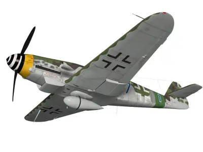Messerschmitt Bf 109 K4 3D model