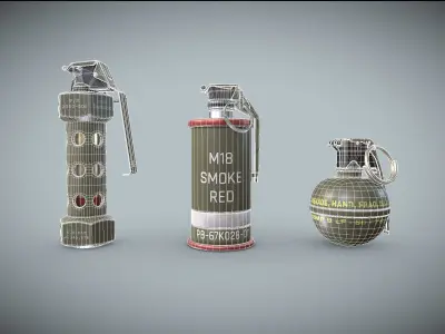 Military Accessory Part 1 Free 3D model