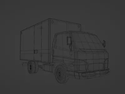 Hyundai HD 45  Low-poly 3D model
