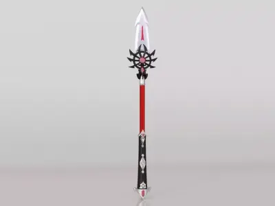 Stylized Axe 03 Low-poly 3D model
