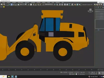 Loader Construction 294L Simplified Low-poly 3D model