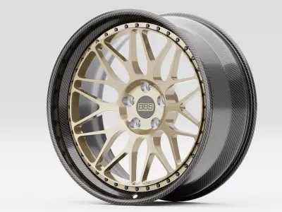BBS LM Rim 3D model