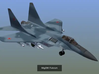 Russian Military Aircraft Collection 3D Model Pack