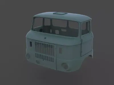 IFA W 50 Crane Body 3D print model