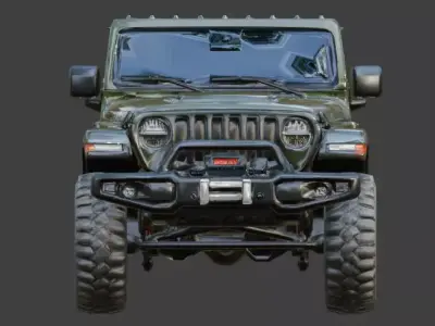 Military Tactical Off-Road 3D Model Low-poly 3D model
