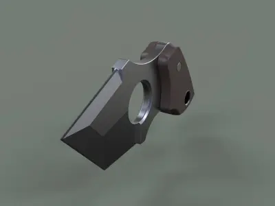 Push dagger 4 3D model