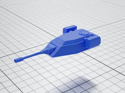 Scifi Tank Free 3D print model