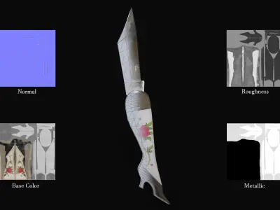 Victorian Secret Low-poly 3D model