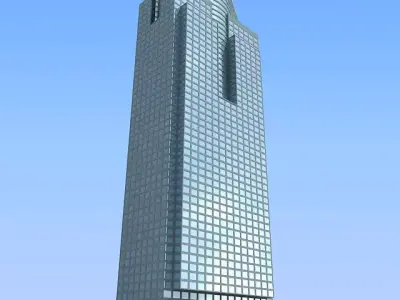 Office Glass Building 85 3D model