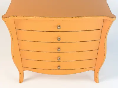 Commode Orange 3D model