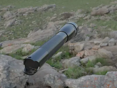 MagLite LED  3D model