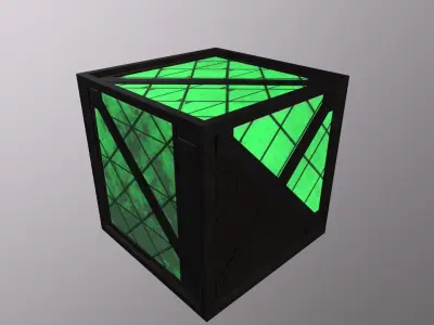 Box Valorant Low-poly 3D model