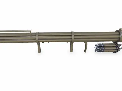 Fliegerfaust B Luftfaust Anti Tank Rocket Launcher Low-poly PBR Low-poly 3D model