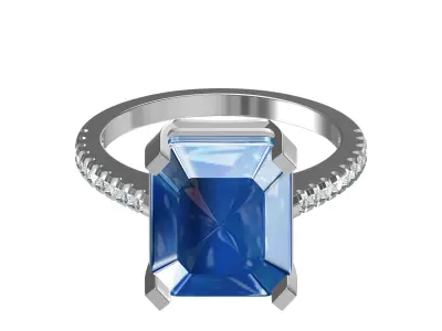Wedding Ring  3D print model 394