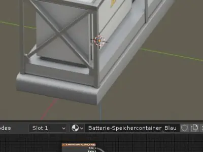 Power Storage Container Control Module 4 Low-poly 3D model