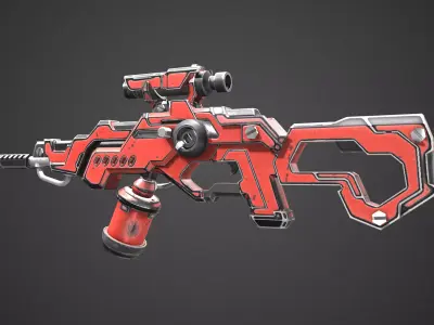 Sci Fi Gun 3D model