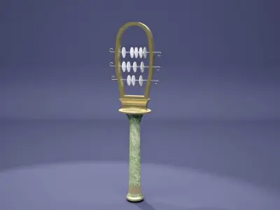 Ancient Egyptian sistrum  3D model