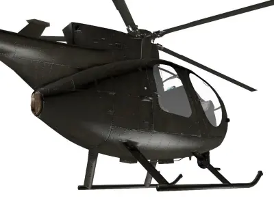 MD MH-6 Little Bird 3D model