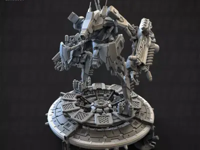 D9 Shrimp Stomper 150mm Static Set 3D print model