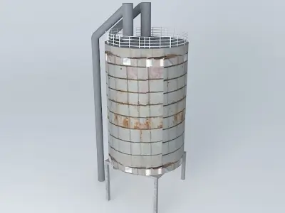 Boiler large gornjoibarski  3D model